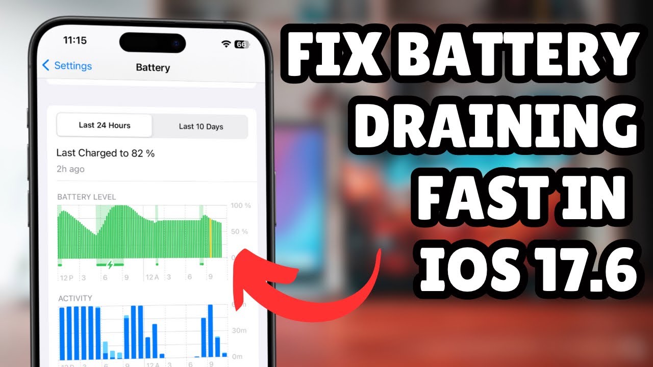 How To Fix iPhone Battery Draining Fast In iOS 17.6 - YouTube