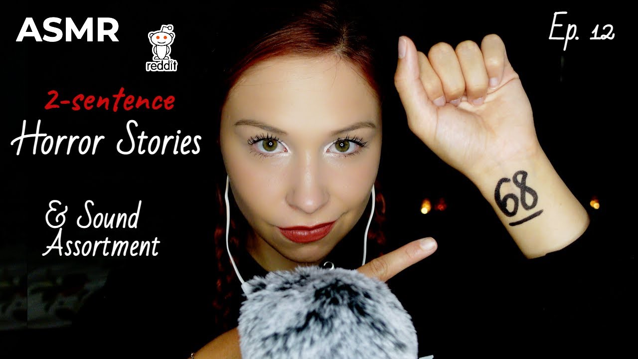 [ASMR] Reading 2-sentence horror stories + sound assortment (Ep. 12 ...