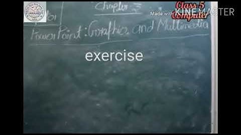 Class 5 - Computer - Chapter 3 , Question/Answer