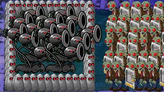 999 Doom Threepeater and Wall Nut vs Doom Dr.Zomboss Giga Plants vs Zombies Hack