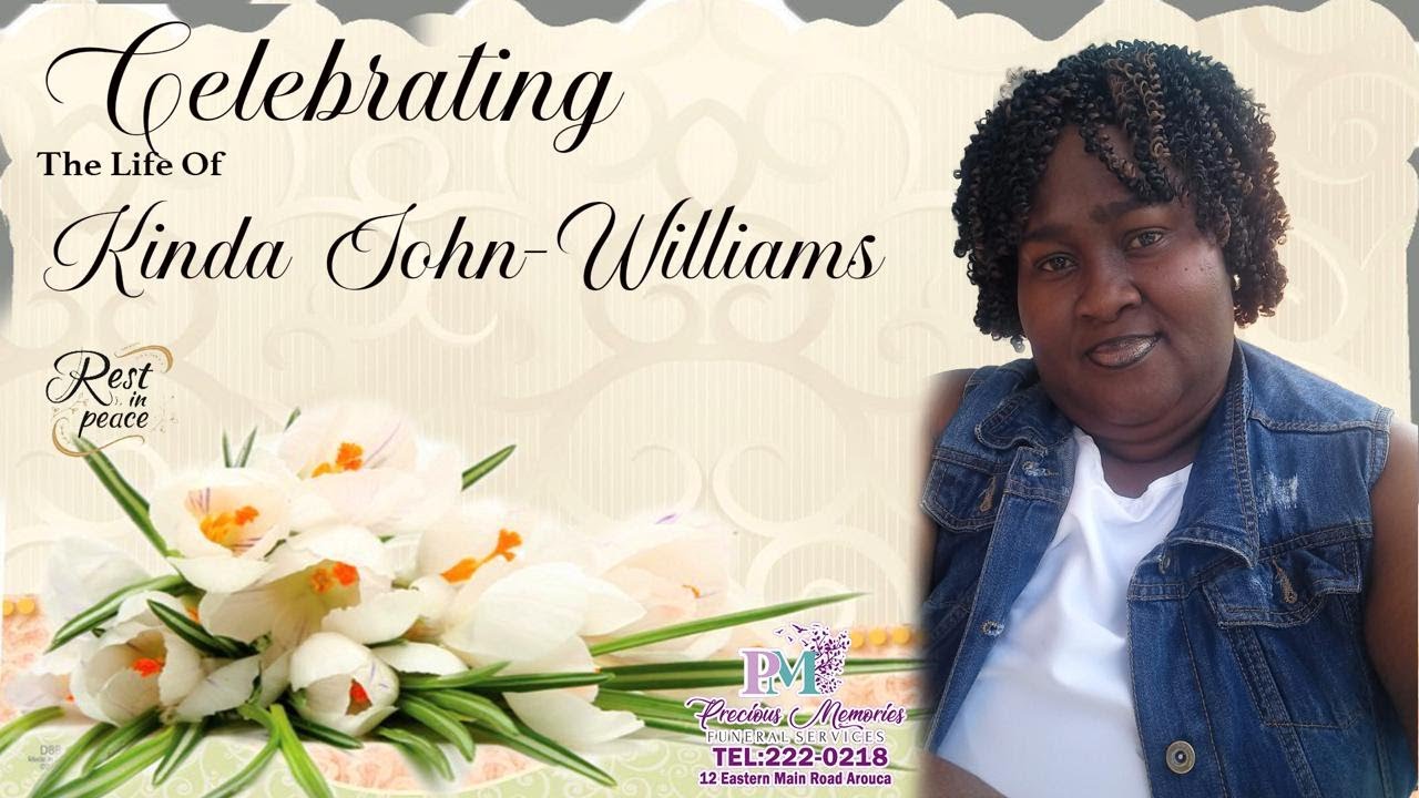 kinda John-Williams Funeral Service - YouTube
