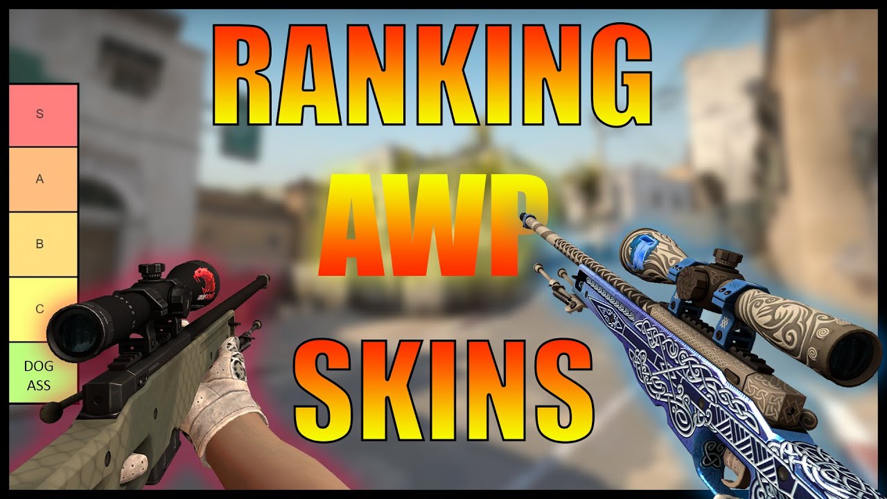 T̲H̲E̲ CS:GO AWPs TIER LIST - RANKING ALL OF THE SKINS + SHOWCASE - YouTube