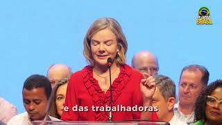 GLEIS EM DISCURSO DIZ QUE BOLSONARO TEM QUE SER PRESO, SEM ANISTIA.