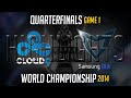 C9 vs ssb game 1 highlights quarterfinal  lol world championship 2014 cloud 9 vs samsung blue