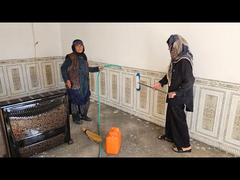 Finishing The Whitewashing Of Grandma S Room By Operator Hassan