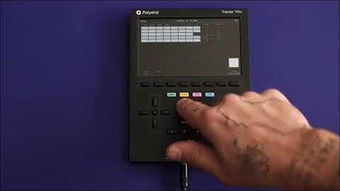 Tracker Mini Quick Guide -Polyend