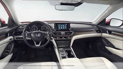 How to Use HondaLink® Remote Start on the 2018 Honda Accord