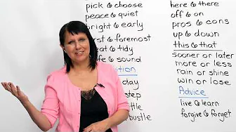 Improve Your ENGLISH FLUENCY with BINOMIALS