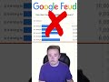 Google Feud Isn't As Simple As I Thought #shorts
