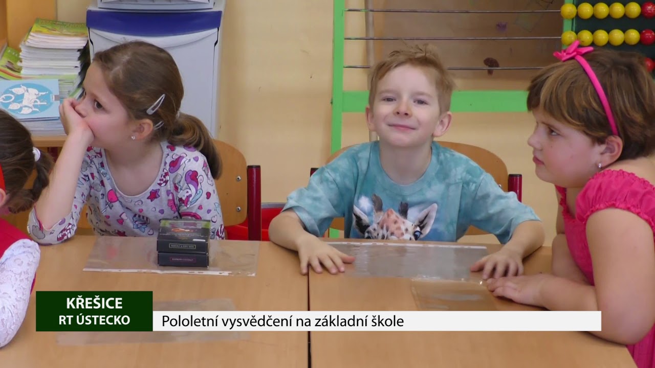KŘEŠICE: Pololetní vysvědčení na základní škole