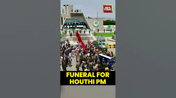 Funeral In Sanaa For Houthi Prime Minister Abdulaziz Bin Habtour Al Rahawi Draws Massive Crowds 