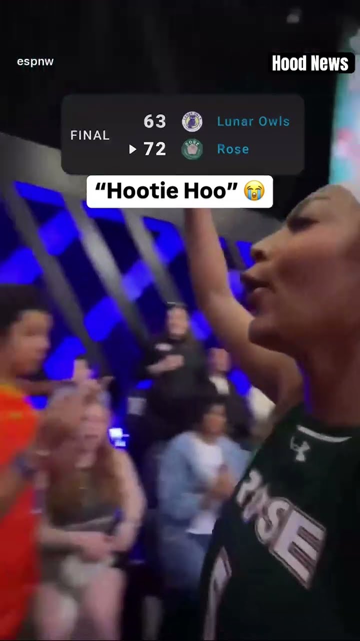 “Hootie Hoo” #hoodnews #angelreese #trending #unrivaled #wnba #viralvideo #how #wow #omg #victory