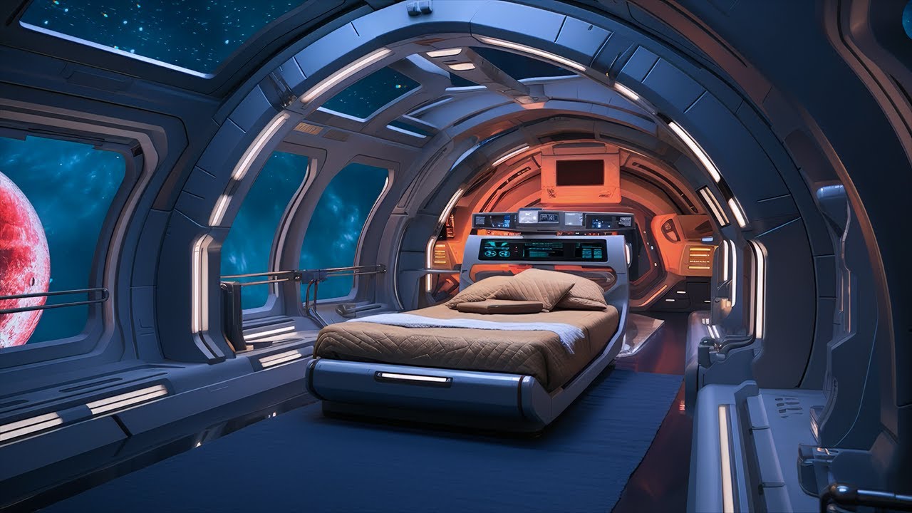 Sleep better with Deep Brown Noise | Sci-fi Ambience for Sleep, Study ...