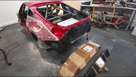 350z LS3 V8 widebody Drift Bash bar install