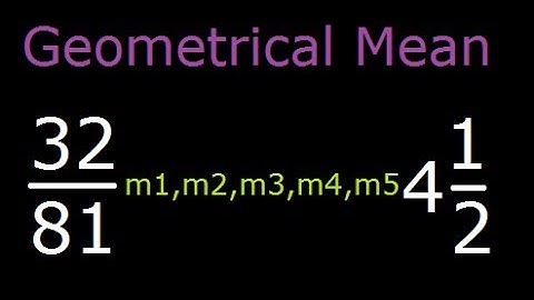 Geometrical Progression - Method to insert 5 geometrical means between (32/81) and (9/2)