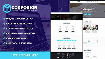 Corporion - Corporate Business HTML Template | Themeforest Website Templates and Themes