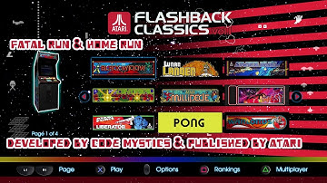 Atari Flashback Classics Vol 1 & Vol 2   Part 11 Fatal Run, Home Run