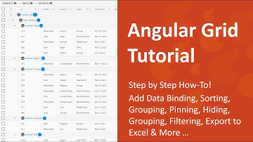 Angular Data Grid Tutorial: Getting Started with Ignite UI Grid