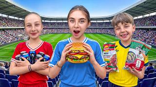 EATING only WORLD CUP FOOD ⚽️