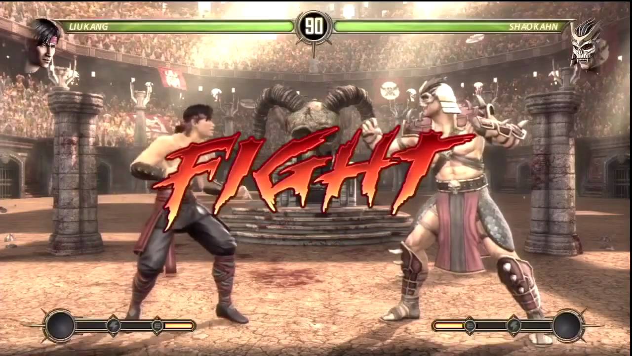 Mortal Kombat 9 - How Beat Shao Kahn vs Liu Kang (EASY) - YouTube