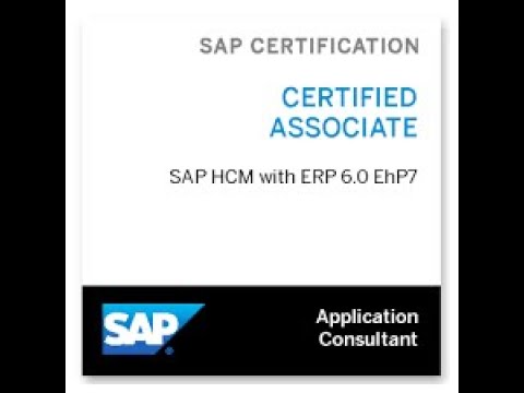 Certificación C_THR12_67 - SAP Application Associate - SAP HCM ERP 6.0 ...