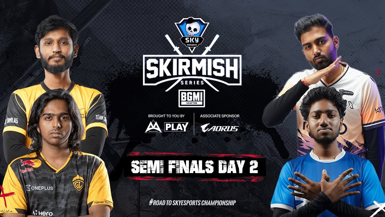 SKYESPORTS SKIRMISH SERIES | #BGMI | DAY 2 | SEMI FINALS | Ft. SOUL ...