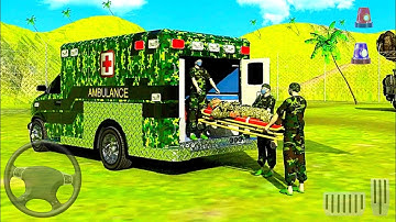 Drive Army ambulance Rescue soldier_car games Android games #1