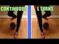 Continuous lturns  advanced soccerfootball dribbling  ball control skill