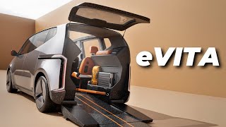 This Futuristic Purpose Built Wheelchair Accessible EV Redefines Mobility - eVITA