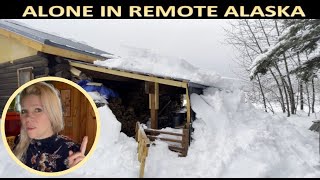 First Ones a Doozie! Major Snowstorm, Rodents & Hunt Update @ Remote Alaska Cabin