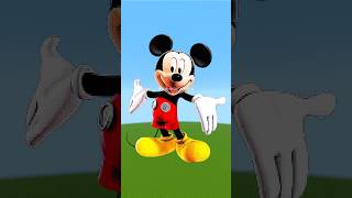 Disney's Timeless Crew in Minecraft Pixel Art | Mickey Mouse, Donald Duck, Goofy & Minnie Mouse