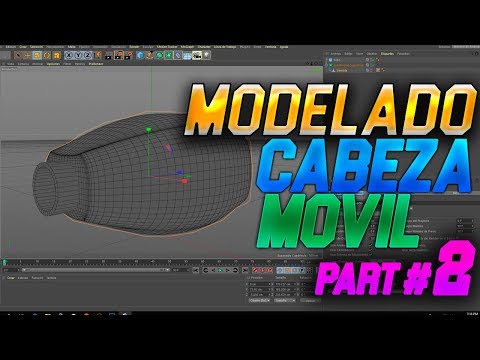 💻 MODELADO EN CINEMA 4D / PARTE #2 / CABEZA MOVIL 😎 #C4D
