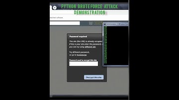 Python Brute-Force attack demonstration #shorts | Brute force with python #python | Novfensec Inc.