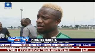 Super Eagles Begin Training Ahead Of South Africa Qualifier Clash