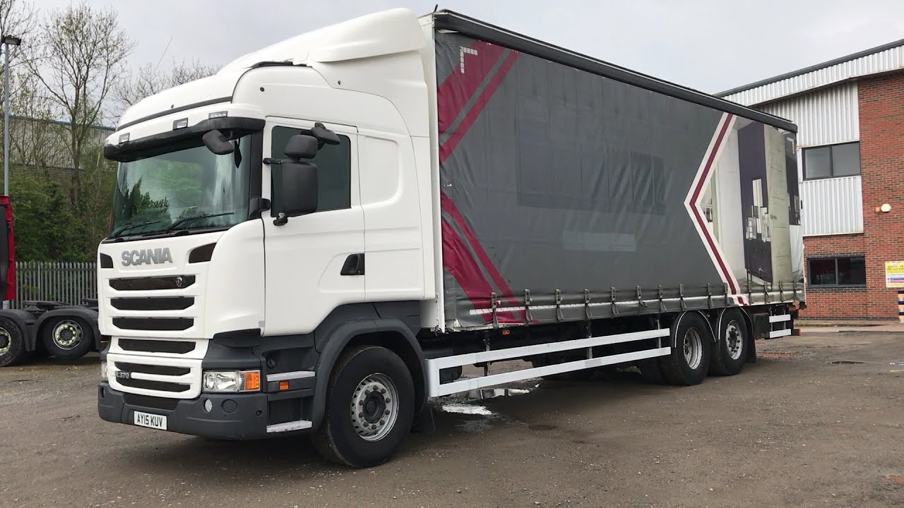 SCANIA R370 *EURO 6* 26 TONNE CURTAINSIDER 2015 AY15 KUV