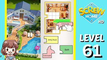 Screw Home Level 61 Solution Walkthrough