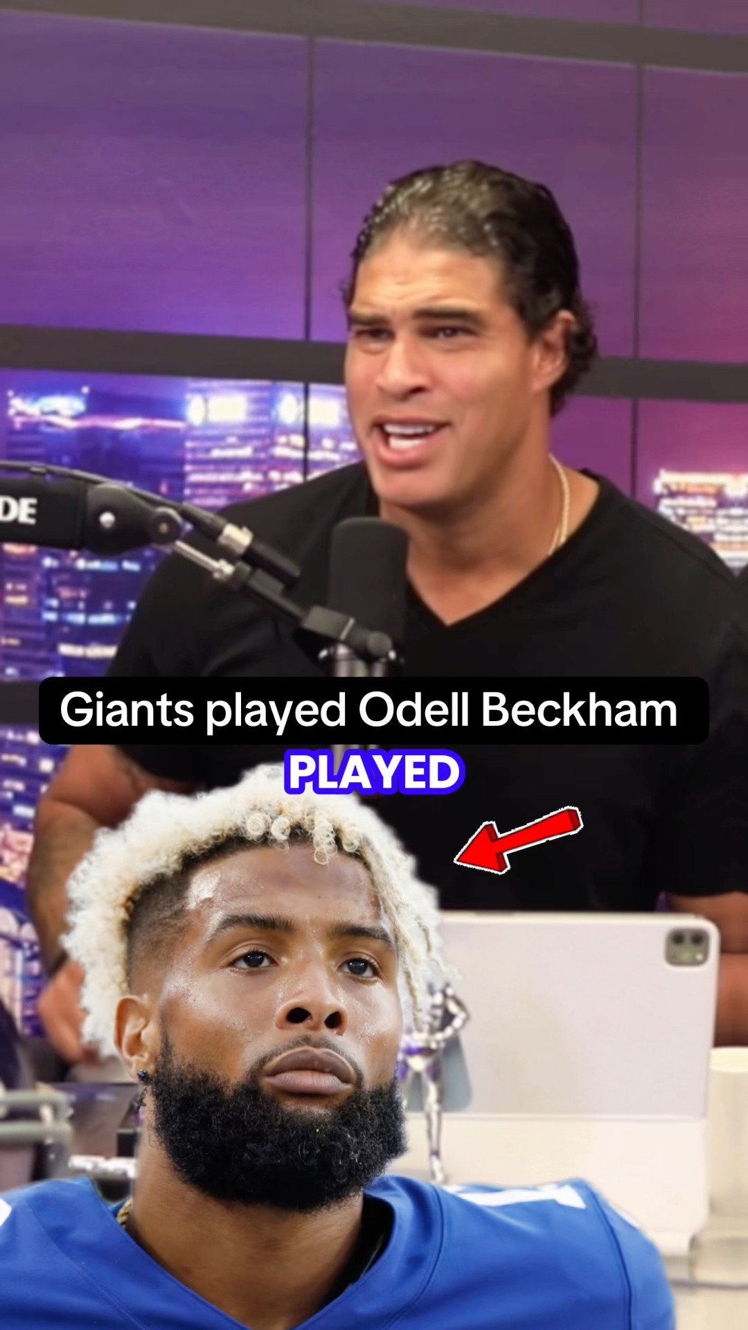 Giants played Odell Beckham 🏈😭 #nfl #giants #odellbeckhamjr #football