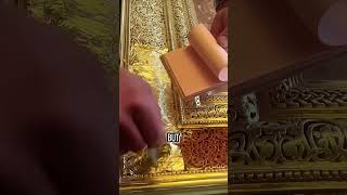 The process of gold plating objects