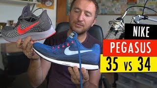 NIKE PEGASUS 35: cambios y similitudes con versiones anteriores - YouTube