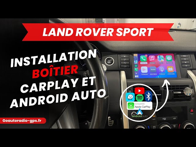 Apple Carplay sans fil et Android Auto sur LAND ROVER DISCOVERY 4
