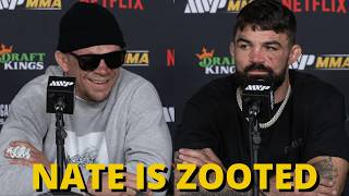 Nate Diaz vs Mike Perry - Post Fight Press Conference Highlights