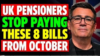UK Pensioners: 8 Bills You Could Reduce or Get Help With in October 2026