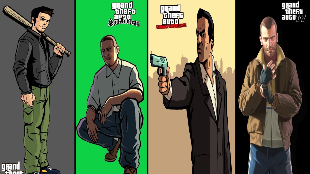 MUGEN Tag Team Arcade Request - Claude SD, Carl Johnson, Toni Cipriani & Niko Bellic from GTA Series
