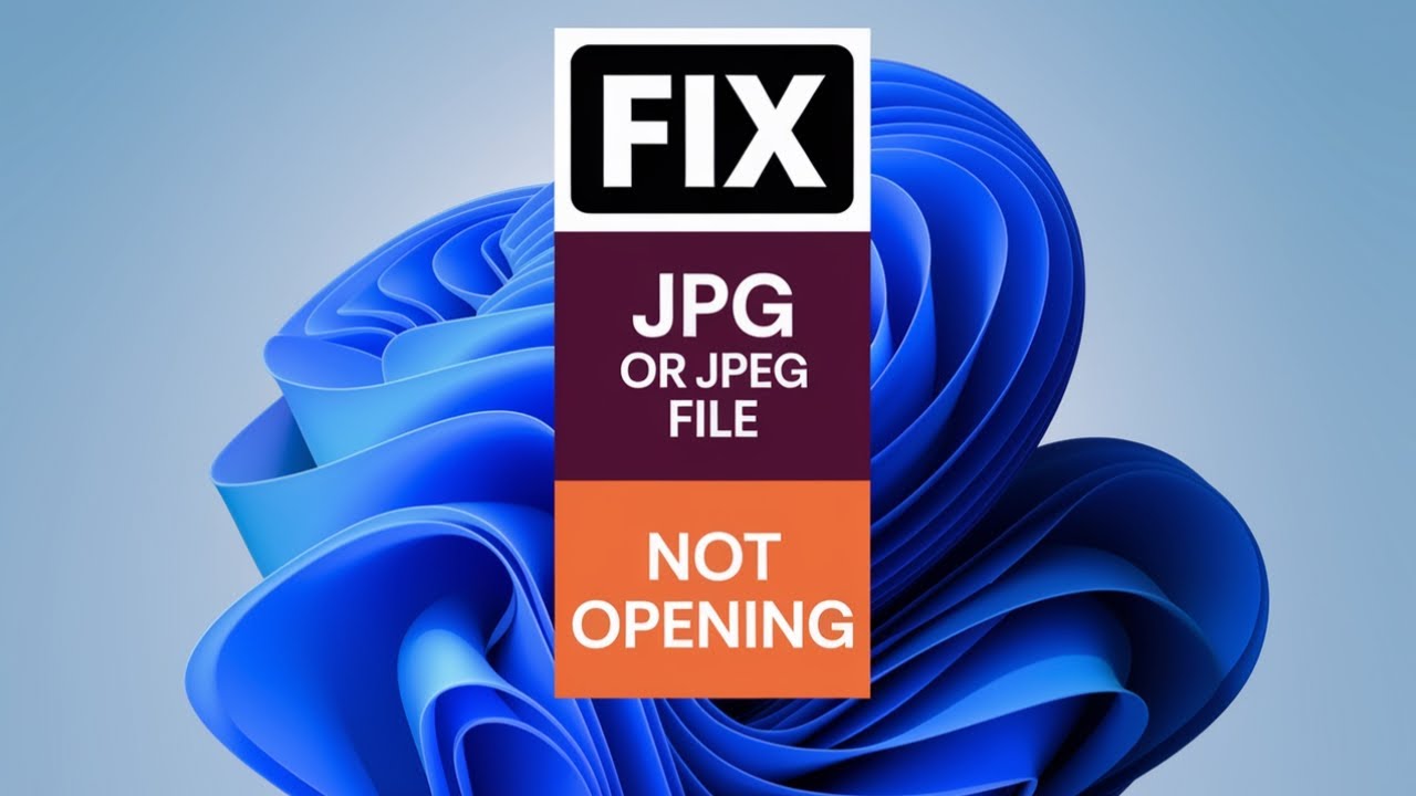 How to Fix Jpg or JPEG File Not Opening on Windows 11 [Fixed] - YouTube