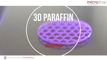 3D Paraffin dispensing by microdrop Technologies GmbH
