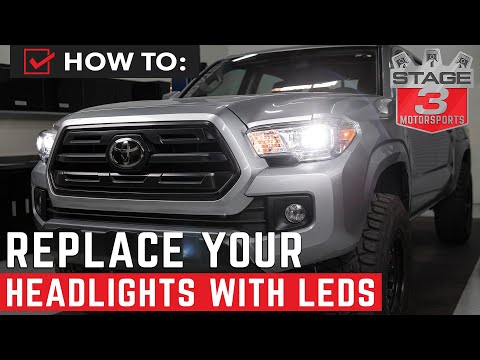 How To: Replace Tacoma Headlights with LED Bulbs