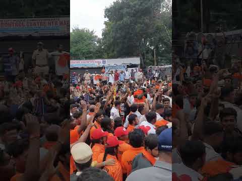 Khairatabad Ganesh Shobhayatra in Hyderabad #ganeshchaturthi #vinayakachavithi #shorts
