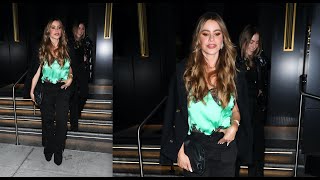 Sofía Vergara and her son Manolo grab dinner at Steak 48 restaurant in Beverly Hills! Net Worth