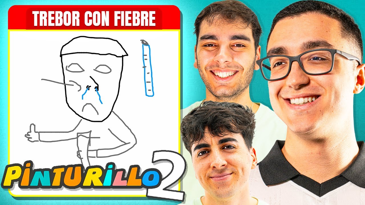 PINTURILLO LLENO DE RISAS CON TREBOR, GUILLE, IKAOSS, SEBAS Y YOSHI