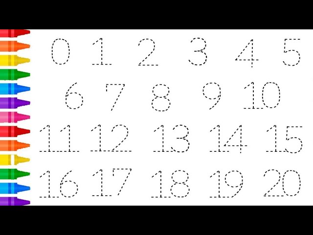 12345 | 123 song | 1234 Number Names | 1 to 20 | 12345